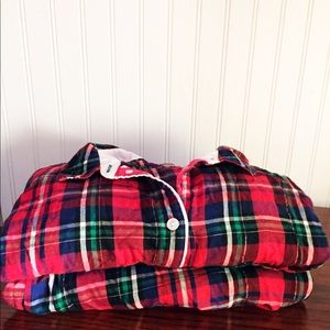 Victoria’s Secret Red, Green & White Plaid Pajama